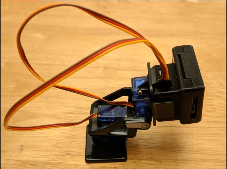 Pan-tilt face tracking ESP32-CAM project